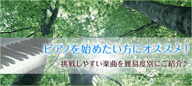 ピアノを始めたい方にオススメ!