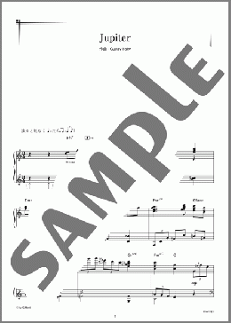 Jupiter【ジャズ】(Gustav Holst) 楽譜 ピアノ（ソロ） 上級 ダウンロード 定額サブスク