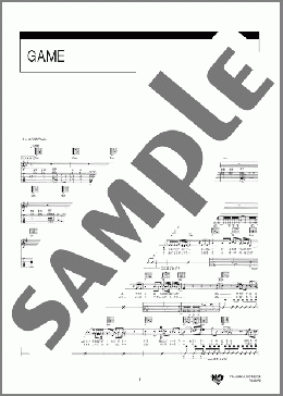 GAME(福山 雅治) 楽譜 ギター（弾き語り） 中級 ダウンロード 定額サブスク
