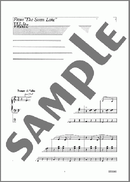From“The Swan Lake” Waltz(“白鳥の湖”より ワルツ)(Peter I.Tchaikovsky) 楽譜 エレクトーン（ソロ） 8級 ダウンロード