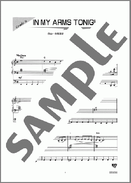 IN MY ARMS TONIGHT(ZARD) 楽譜 エレクトーン（ソロ） 8級 ダウンロード