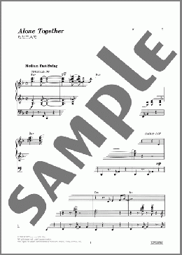 Alone Together(ただ二人で)(Arthur Schwartz/Howard Dietz) 楽譜 エレクトーン（ソロ） 4級 ダウンロード