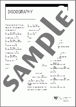 DISCOGRAPHY〈全英語詞〉(ストレイテナー) 楽譜 ギター（コード） ダウンロード