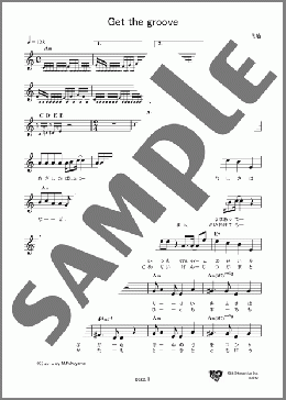 Get the groove(福山 雅治) 楽譜 メロディ ダウンロード