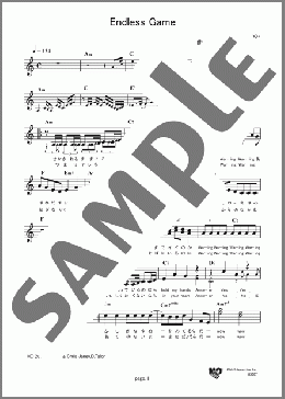Endless Game(嵐) 楽譜 メロディ ダウンロード
