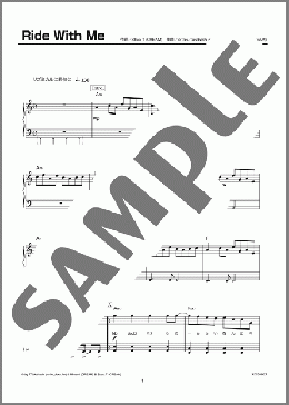 Ride With Me(Hey! Say! JUMP) 楽譜 ピアノ（ソロ） 初級 ダウンロード 定額サブスク