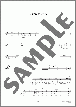 Summer Drive(BOSO娘) 楽譜 メロディ ダウンロード