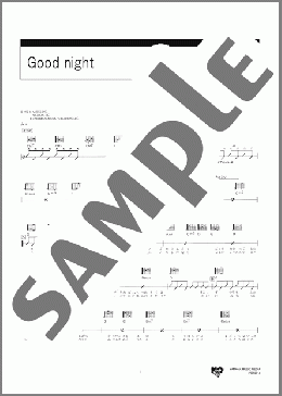 Good night(福山 雅治) 楽譜 ギター（コード） 中級 ダウンロード 定額サブスク