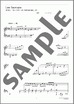 未開人「新クラヴサン曲集　第2番(第5組曲)」より/“Les Sauvages” Nouvelles Suites de pieces clavecin(Jean-Philippe Rameau) 楽譜 ピアノ（ソロ） 中級 ダウンロード