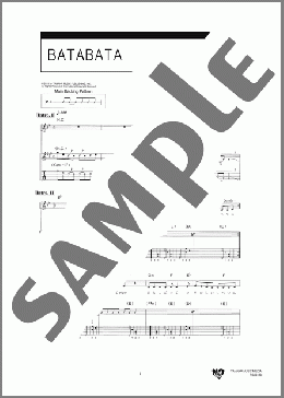 BATABATA(山崎 あおい) 楽譜 ギター（弾き語り） 初～中級 ダウンロード 定額サブスク