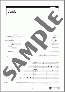 Sandu(CLIFFORD BROWN AND MAX ROACH) 楽譜 バンドスコア 上級 ダウンロード 定額サブスク