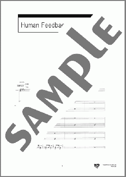 Human Feedback(KEYTALK) 楽譜 バンドスコア 中級 ダウンロード 定額サブスク