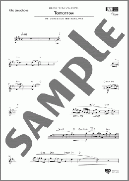 Tomorrow(Charles Strouse) 楽譜 アルトサックス（ソロ） 中級 ダウンロード
