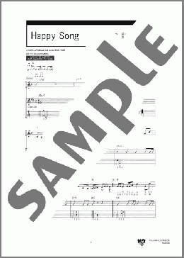 Happy Song(Mr.Children) 楽譜 ギター（弾き語り） 中級 ダウンロード 定額サブスク