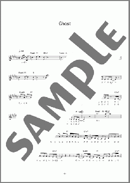 Ghost(androp) 楽譜 メロディ ダウンロード