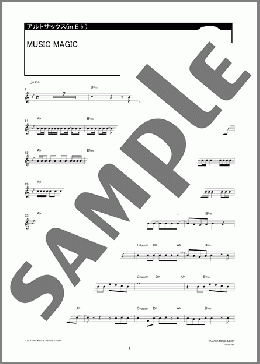 MUSIC MAGIC(ファンキー加藤) 楽譜 アルトサックス（ソロ） ダウンロード 定額サブスク