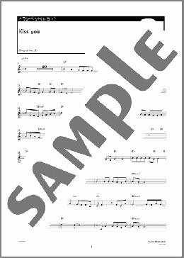 Kiss you(miwa) 楽譜 トランペット（ソロ） ダウンロード 定額サブスク