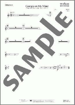 Georgia on My Mind (シロフォンパート)(Ray Charles) 楽譜 吹奏楽（パート） ダウンロード