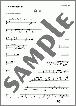 宝島(4th Trumpet in B♭)(T-SQUARE) 楽譜 吹奏楽（パート） ダウンロード 定額サブスク