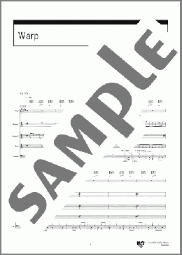 Warp(04 Limited Sazabys) 楽譜 バンドスコア 中～上級 ダウンロード 定額サブスク