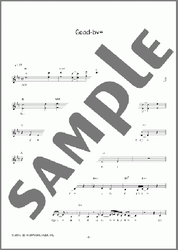 Good-bye(Superfly) 楽譜 メロディ ダウンロード