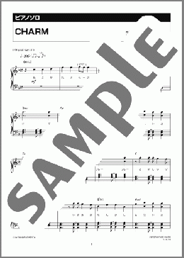 CHARM(WANIMA) 楽譜 ピアノ（ソロ） 中級 ダウンロード 定額サブスク