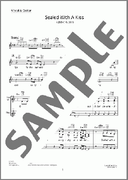 涙のくちづけ(Sealed With A Kiss)(The Lettermen) 楽譜 合唱（女声3部） 中級 ダウンロード