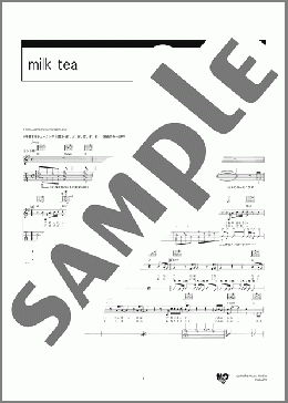 milk tea(福山 雅治) 楽譜 ギター（弾き語り） 初～中級 ダウンロード 定額サブスク