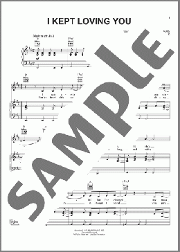 I Kept Loving You(Carpenters) 楽譜 ピアノ & ボーカル & ギター ダウンロード