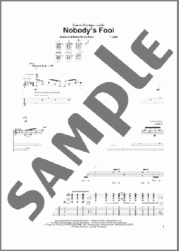 Nobody's Fool(Avril Lavigne) 楽譜 ギター（ソロ） ダウンロード