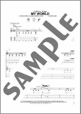 My World(Metallica) 楽譜 ギター（ソロ） ダウンロード
