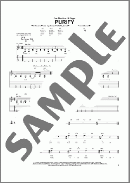 Purify(Metallica) 楽譜 ギター（ソロ） ダウンロード