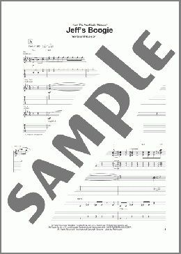 Jeff's Boogie(Jeff Beck/The Yardbirds) 楽譜 ギター（ソロ） ダウンロード