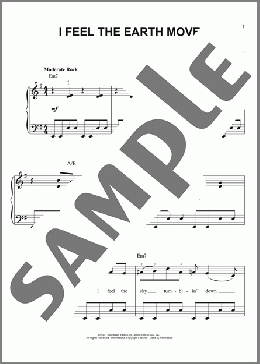 I Feel The Earth Move(Carole King) 楽譜 ピアノ（ソロ） ダウンロード