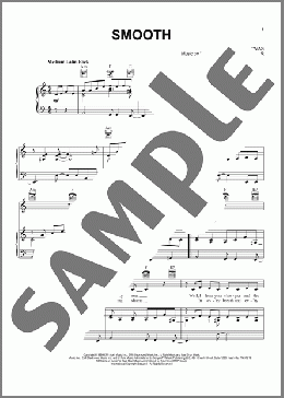Smooth (feat. Rob Thomas)(Santana/Rob Thomas) 楽譜 ピアノ & ボーカル & ギター ダウンロード