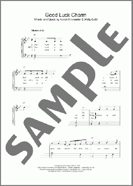 Good Luck Charm(Elvis Presley) 楽譜 ピアノ（ソロ） ダウンロード