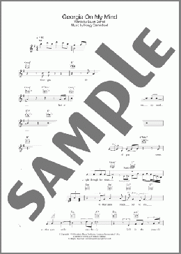 Georgia On My Mind(Ray Charles/Willie Nelson/Hoagy Carmichael) 楽譜 その他 ダウンロード