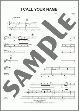 I Call Your Name(The Beatles) 楽譜 ピアノ & ボーカル & ギター ダウンロード