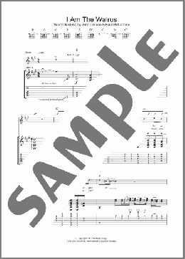 I Am The Walrus(Oasis) 楽譜 ギター（ソロ） ダウンロード