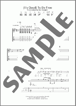 (It's Good) To Be Free(Oasis) 楽譜 ギター（ソロ） ダウンロード