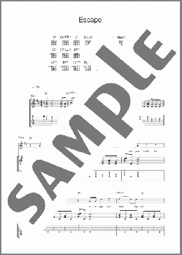 Escape(Muse) 楽譜 ギター（ソロ） ダウンロード