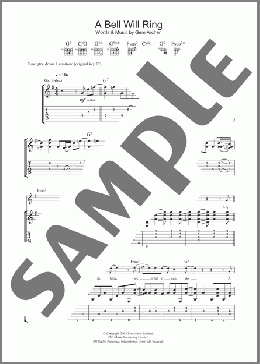 A Bell Will Ring(Oasis) 楽譜 ギター（ソロ） ダウンロード