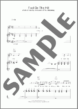 The Fool On The Hill(The Beatles) 楽譜 その他 ダウンロード