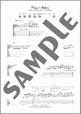 Plug In Baby(Muse) 楽譜 ギター（ソロ） ダウンロード