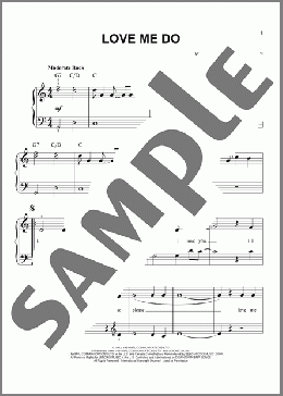 Love Me Do(The Beatles) 楽譜 その他 ダウンロード