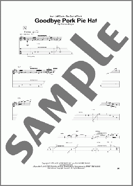 Goodbye Pork Pie Hat(Jeff Beck/Charles Mingus) 楽譜 ギター（ソロ） ダウンロード