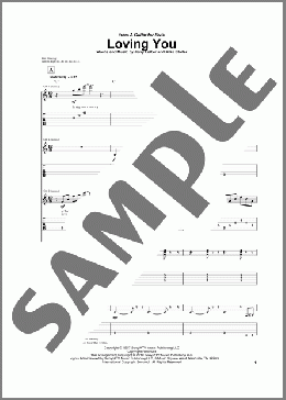 Loving You(Elvis Presley/Leiber & Stoller/Elliott Easton) 楽譜 ギター（ソロ） ダウンロード