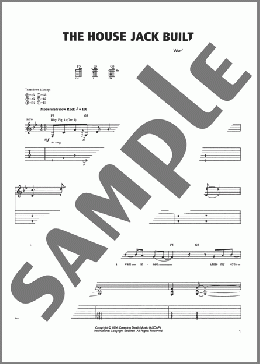 The House Jack Built(Metallica) 楽譜 ギター（ソロ） ダウンロード
