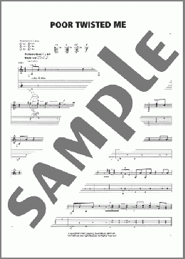 Poor Twisted Me(Metallica) 楽譜 ギター（ソロ） ダウンロード