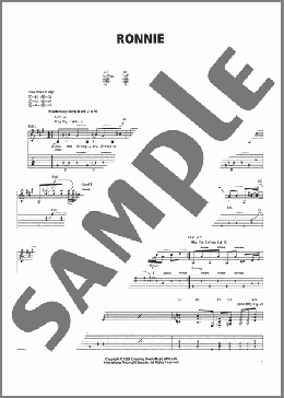 Ronnie(Metallica) 楽譜 ギター（ソロ） ダウンロード